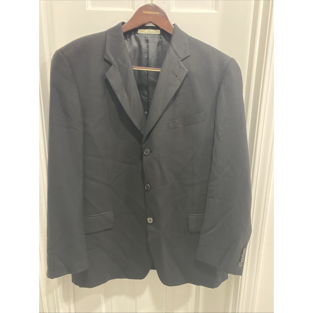 Joseph Abboud Sport‎ Coat Blazer Wool Black Size 42R